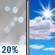 Today: Slight Chance Snow Showers then Mostly Sunny