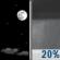 Monday Night: Mostly Clear then Slight Chance Rain Showers