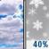 Saturday: Mostly Cloudy then Chance Light Snow
