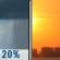 Sunday: Slight Chance Rain Showers then Sunny